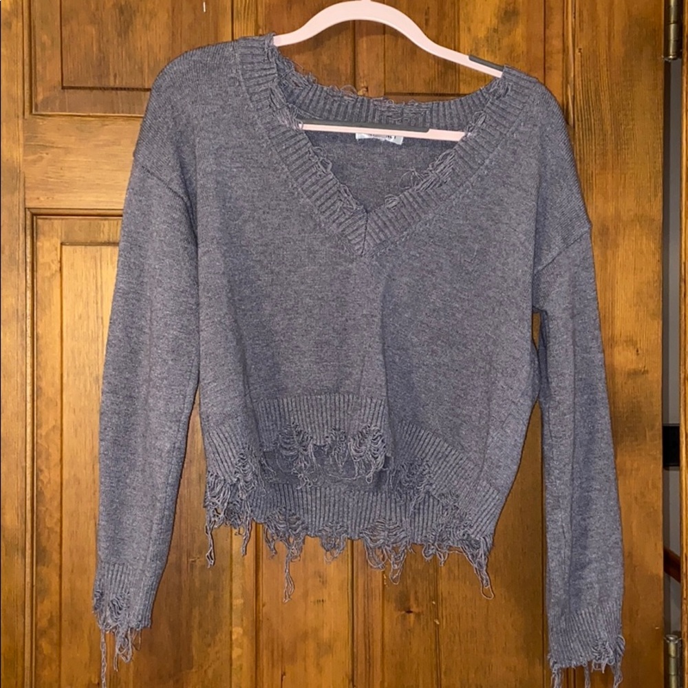 Distressed Sweater